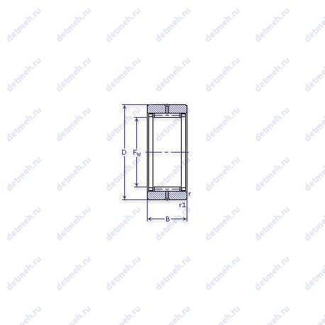 Подшипник 4024109 чертеж