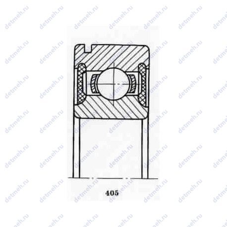 Подшипник 450105 чертеж