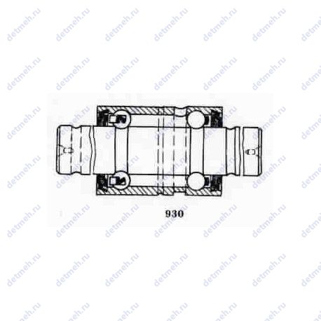 Подшипник 5-1НР16092 ЕL19Ш2 чертеж