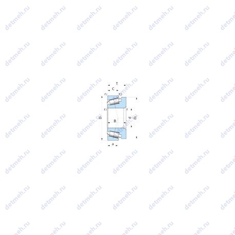 Подшипник BT1-0222A/QVA621 чертеж