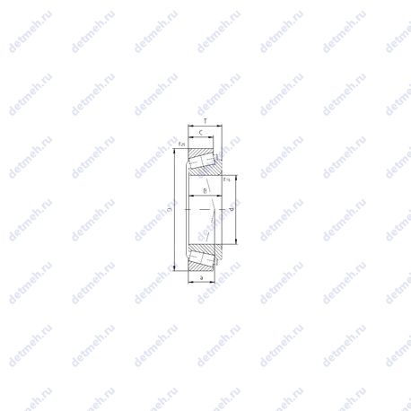 Подшипник CBK-257 чертеж