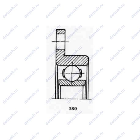 Подшипник 5-640013 К чертеж