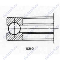 Чертеж подшипника 5 88209 ЮТ