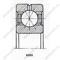 Чертеж подшипника 6 116126 Л