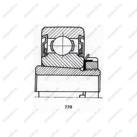 Подшипник 6-380706 А1W41Т2Ш1 чертеж