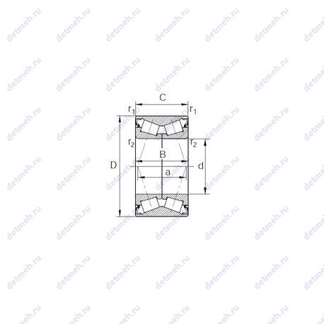 Подшипник DT427639 чертеж