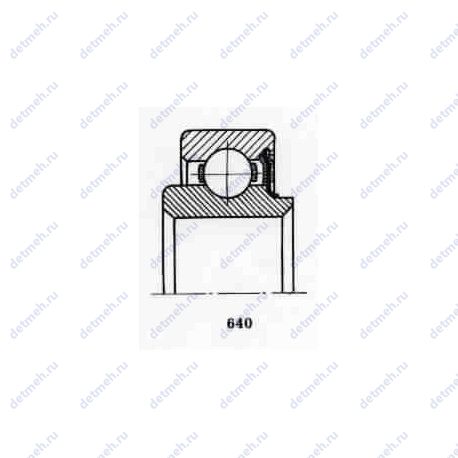 Подшипник 66-1260912 Ю2 чертеж
