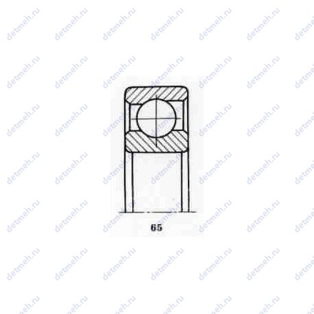 Подшипник 6-710134 АШ1 чертеж