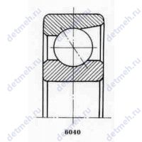 Чертеж подшипника 6 746102