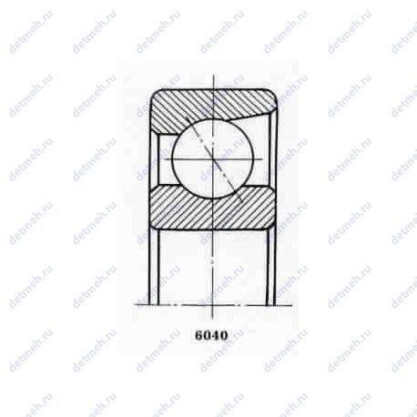 Подшипник 6-946108 чертеж