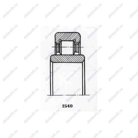 Подшипник 70-672140 Л1 чертеж