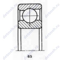 Чертеж подшипника 710207 АКТ2