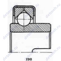 Чертеж подшипника 760906