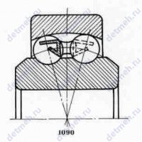 Чертеж подшипника 961066 У