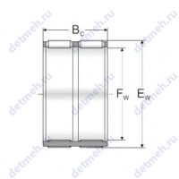 Чертеж подшипника 3КК28X33X27Е