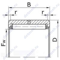 Чертеж подшипника 4254872