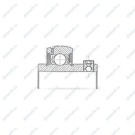 Подшипник 480206(UCP) В КОРПУСЕ чертеж