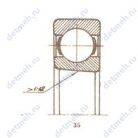 Чертеж подшипника 60-1210801 Л
