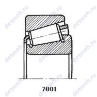 Чертеж подшипника 6-2007144 А