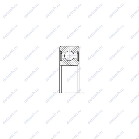 Подшипник 70-90310 АW2 чертеж