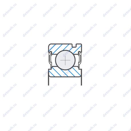 Подшипник FL618/2 ZZ чертеж