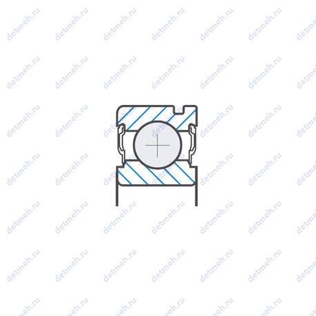 Подшипник W 61805 R чертеж