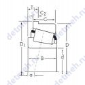 Чертеж подшипника 05066/05185-B