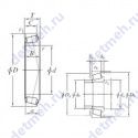 Чертеж подшипника LM241147/LM241110