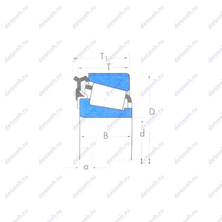 Подшипник NP182140/NP645406 чертеж