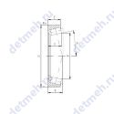 Чертеж подшипника PLC63-1