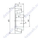Чертеж подшипника QT29