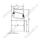 Чертеж подшипника ST4085LFT