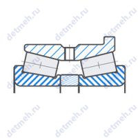 Чертеж подшипника X11D32209BA