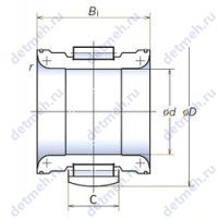 Чертеж подшипника 110RNPH1801
