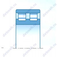 Чертеж подшипника 2RN4024