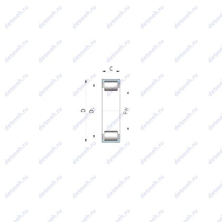 Подшипник 712036400 чертеж
