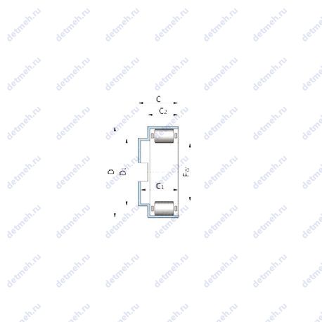 Подшипник 722034710 чертеж