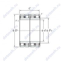 Чертеж подшипника 80FC56410