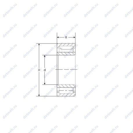 Подшипник A 5219 WB чертеж