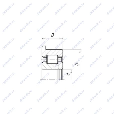 Подшипник BC1B319546C/VB017 чертеж