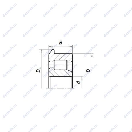 Подшипник BC1B326120/HB1 чертеж