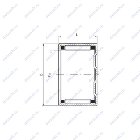 Подшипник BK4518 чертеж