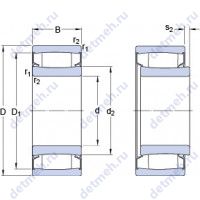 Чертеж подшипника C 4126-2CS5V/GEM9