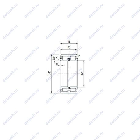 Подшипник E5010 чертеж