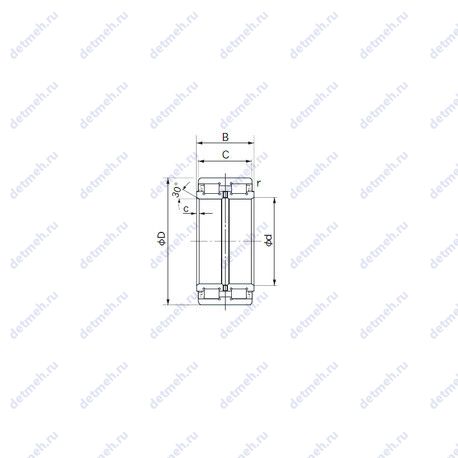 Подшипник E5026 чертеж