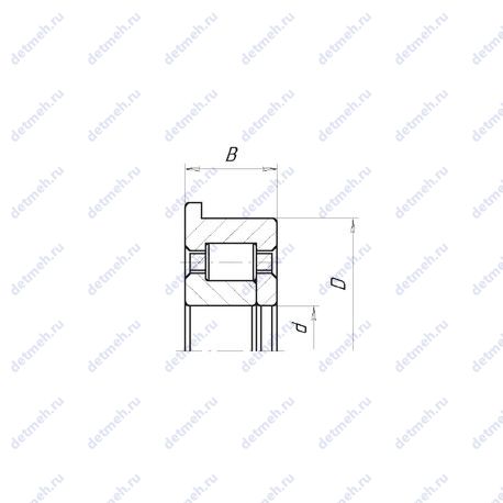 Подшипник F19039 чертеж