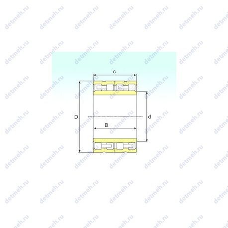 Подшипник FC 6490240 чертеж