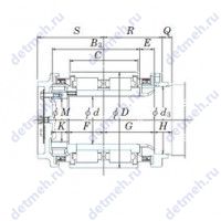 Чертеж подшипника JB1010