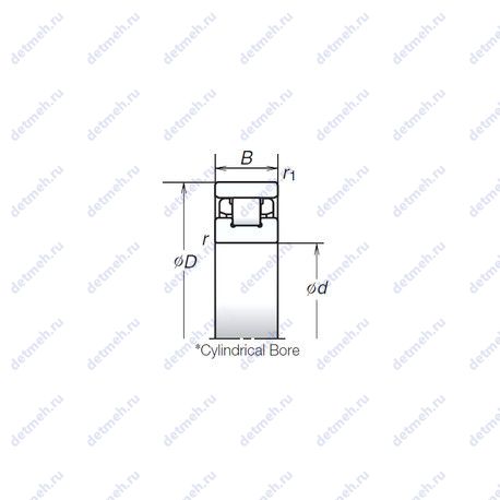 Подшипник N1015RXHTP чертеж