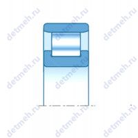 Чертеж подшипника N1028K